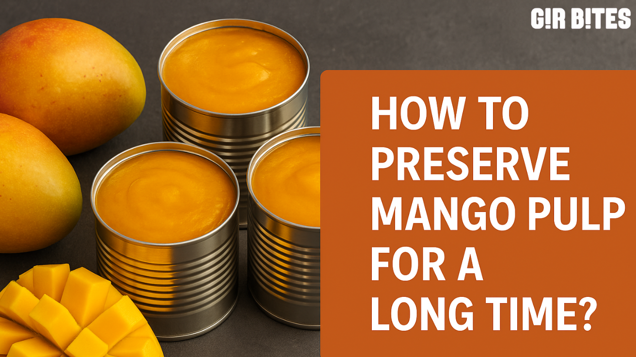how to preserve mango pulp